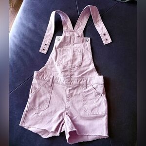 Children’s Place Pale Blush Pink Denim Short Overalls
